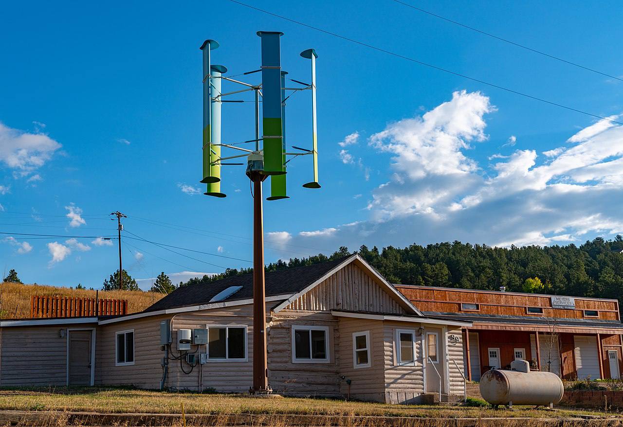 điện gió trục đứng