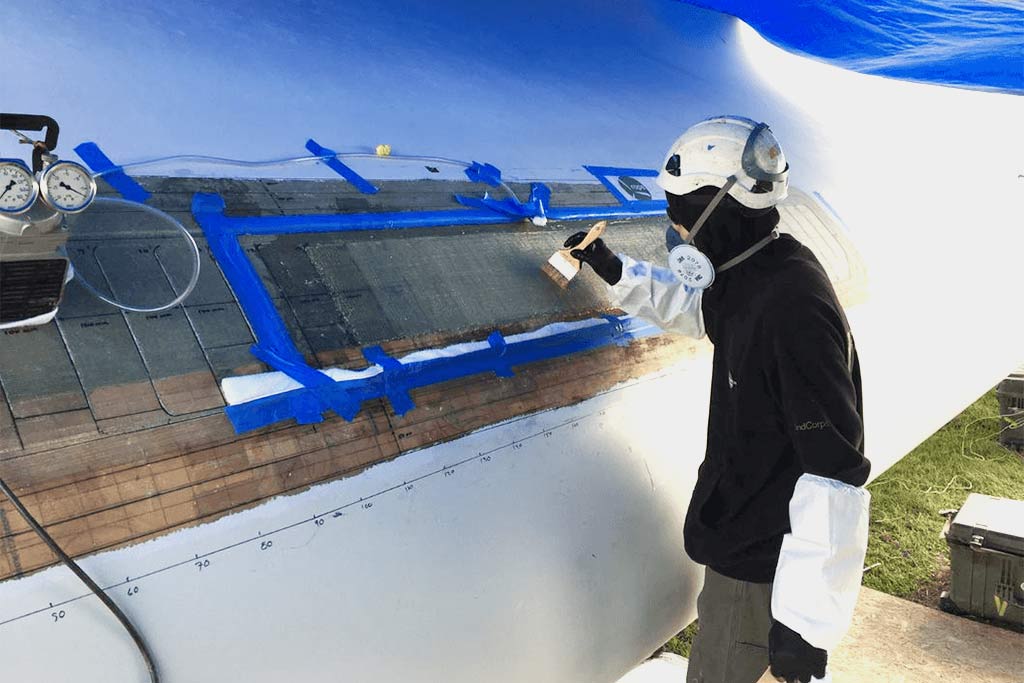 sửa chữa cánh tuabin gió ở Miền Nam