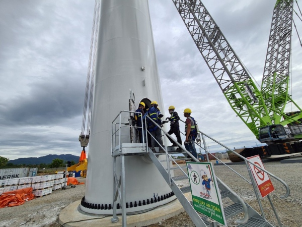 vận hành bảo dưỡng điện gió ở tiền giang