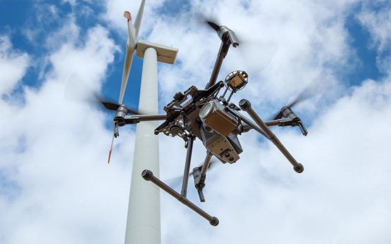 Dịch vụ kiểm tra tuabin bằng flycam nhanh chóng, tiện lợi